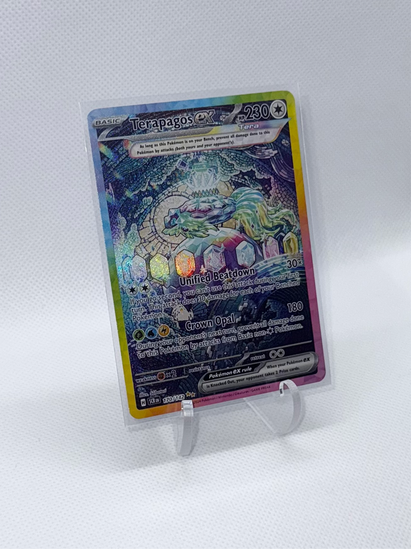 170 142 pokemon card Terapagos EX 170/142 – Quality Pulls