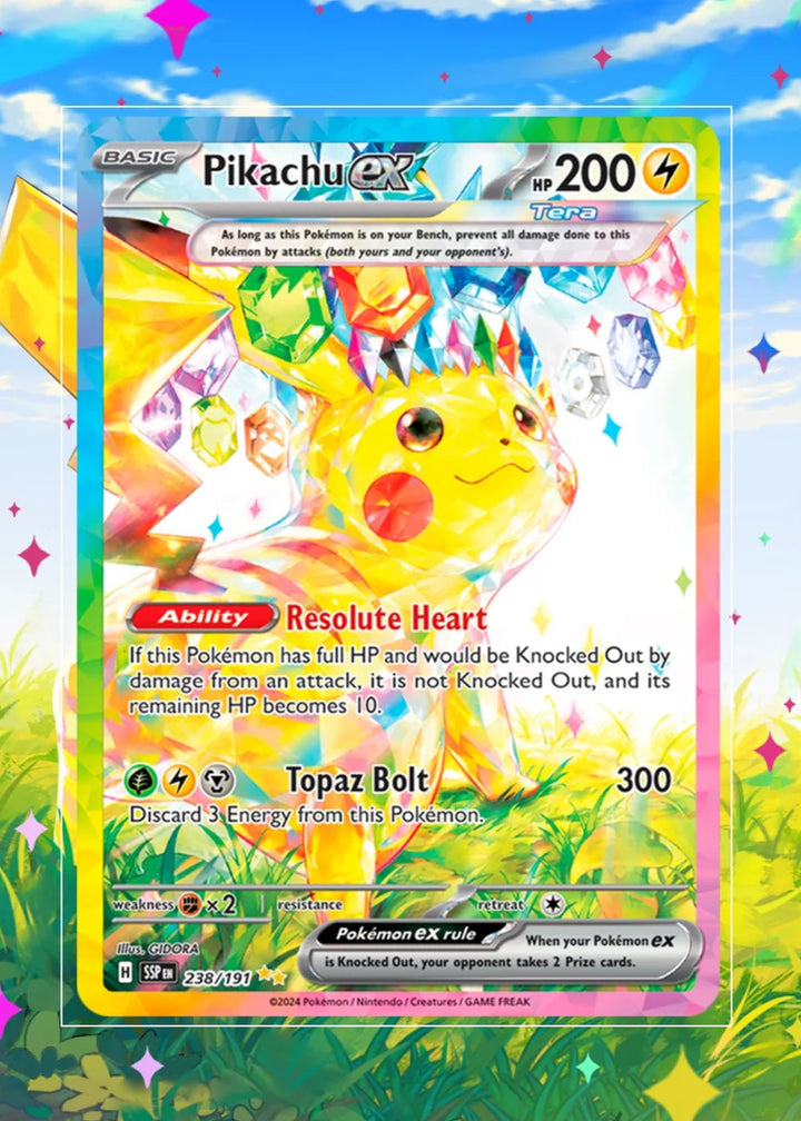 Pikachu EX 238/191